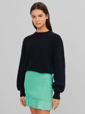 Акція на Спідниця міні літня жіноча Bershka XAZ303365YLAL S Салатова від Rozetka