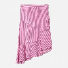 Акція на Спідниця H&M XAZ129111FQQQ 32 Рожева з білим від Rozetka