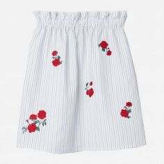 Акція на Спідниця міні літня жіноча H&M XAZ199333EAUN 32 Біла від Rozetka