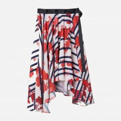 Акція на Спідниця H&M XAZ124386IBPW 34 Рожева в кольорові візерунки від Rozetka