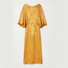Акція на Сукня міді осіння жіноча H&M XAZ130131ZFTU 32 Золотиста від Rozetka