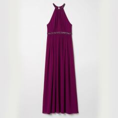 Акція на Сукня довга літня жіноча H&M XAZ108217KYUI 42 Фуксія від Rozetka