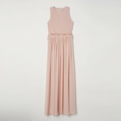 Акція на Сукня довга літня жіноча H&M XAZ169108YILF 36 Бежева від Rozetka