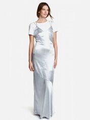 Акція на Сукня H&M XAZ099449HENE 46 Сіра з сріблястим від Rozetka