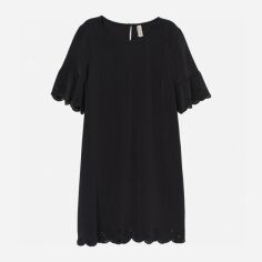 Акція на Сукня коротка літня жіноча H&M XAZ246443HXZH 42 Чорна від Rozetka