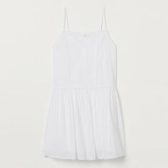 Акція на Плаття коротке літнє жіноче H&M XAZ214077DJEQ 42 Біле від Rozetka