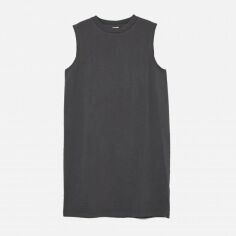 Акція на Плаття коротке літнє жіноче H&M XAZ333508NHBA M Темно-сіре від Rozetka