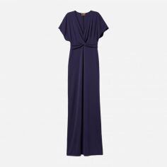 Акція на Плаття довге літнє жіноче H&M XAZ128708RNZC 44 Темно-синє від Rozetka