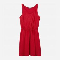 Акція на Плаття коротке літнє жіноче H&M XAZ181583QLYJ XS Темно-малинове від Rozetka