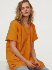 Акція на Сукня-футболка коротка літня жіноча H&M XAZ371283NSIO S Помаранчева від Rozetka
