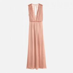 Акція на Сукня довга літня жіноча H&M XAZ181079OMYN 36 Темно-бежева від Rozetka