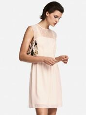 Акція на Сукня коротка літня жіноча H&M XAZ115400BLBD 38 Блідо-рожева від Rozetka