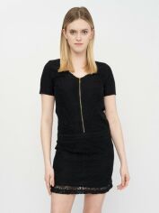 Акція на Плаття-футболка коротке жіноче La Redoute XAZ070076LLQO 36 Чорне від Rozetka