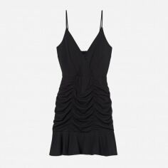 Акція на Плаття коротке літнє жіноче H&M XAZ271841DPFI M Чорне від Rozetka
