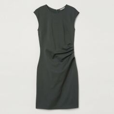 Акція на Плаття-футболка коротке жіноче H&M XAZ333418DEBY XS Зелене від Rozetka