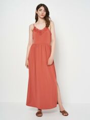 Акція на Плаття довге літнє жіноче Vero Moda XAZ313069TAEL S Коричневе від Rozetka