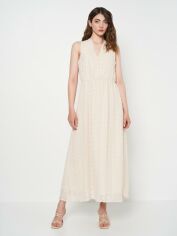Акція на Плаття довге літнє жіноче Vero Moda XAZ313066AEBT M Світло-бежевий від Rozetka