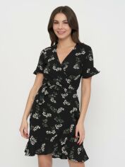 Акція на Сукня на запах коротка жіноча Vero Moda XAZ313035MWEE M Чорна від Rozetka
