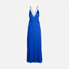 Акція на Плаття довге жіноче H&M XAZ160275FQMI 42 Синє від Rozetka