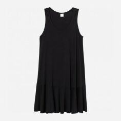 Акція на Сукня коротка літня жіноча H&M XAZ271865WUGV XS Чорна від Rozetka