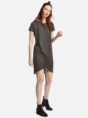 Акція на Плаття коротке осіннє жіноче H&M XAZ099881IGES M Темно-сіре від Rozetka