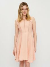 Акція на Плаття міді жіноче Selected Femme XAZ399580KSJX M Блідо-рожеве від Rozetka