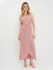 Акція на Плаття вечірнє довге жіноче Vero Moda XAZ312703AFMY S Пудрове від Rozetka