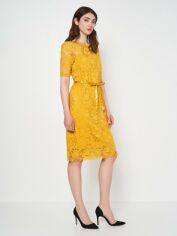 Акція на Сукня для вагітних вечірня міді жіноча Mama Licious XAZ310134NJMT L Гірчична від Rozetka