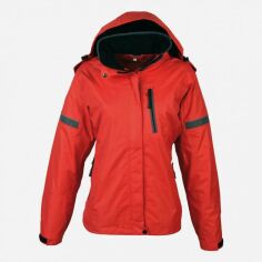 Акция на Куртка демісезонна з капюшоном жіноча Schwarzwolf T3000600SA3 XL Червона от Rozetka