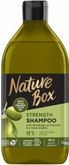 Акція на Шампунь Nature Box для зміцнення довгого волосся і протидії ламкості з оливковою олією холодного пресування 385 мл від Rozetka