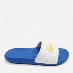Акція на Чоловічі шльопанці для пляжу Lacoste 966742438 46 (12) 30 см Сині від Rozetka