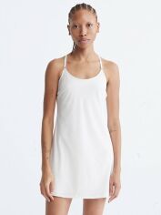 Акція на Сукня коротка літня жіноча Calvin Klein 924603971 M Біла від Rozetka