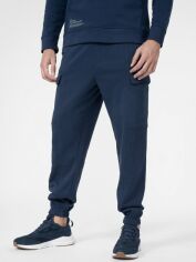 Акция на Спортивні штани чоловічі 4F Trousers Cas M138 4FSS23TTROM138-31S 2XL Сині от Rozetka