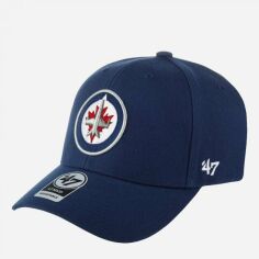 Акция на Кепка 47Brand Mvp 47 Brand Winnipeg Jets H-Mvp47Wbv-Ln One Size Темно-синій/Сірий от Rozetka