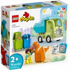 Акція на LEGO 10987 DUPLO Town Мусороперерабатывающий грузовик від MOYO