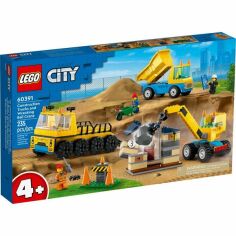 Акція на LEGO 60391 City Строительный грузовик и шаровидный кран-таран від MOYO