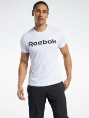 Акція на Футболка Reebok Linear Re FP9163 M White від Rozetka