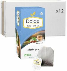 Акція на Упаковка чаю трав'яного Dolce Natura Магія трав 37.5 г (25 шт. х 1.5 г) х 12 пачок від Rozetka