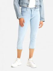 Акція на Джинси Skinny жіночі Levi`s 311 Shaping Skinny Capris 575115205 28 Блакитні від Rozetka