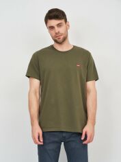 Акція на Футболка бавовняна довга чоловіча Levi's Relaxed Fit Tee 56605-0021 L Olive Night від Rozetka