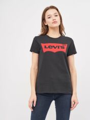 Акція на Футболка жіноча Levi's The Perfect 17369-0201 XS Чорна від Rozetka