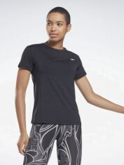 Акция на Футболка Reebok Athletic Tee Black H49096 XS Чорна от Rozetka