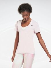 Акція на Спортивна футболка для бігу жіноча Reebok Activchill Athletic H55863 XS Морозна ягода від Rozetka