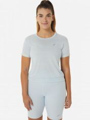 Акция на Футболка ASICS Race Crop Top c-2012C226-404 S Синя от Rozetka