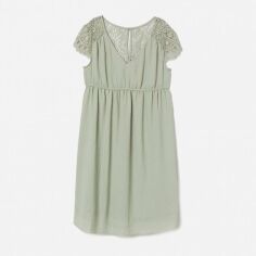 Акція на Сукня коротка жіноча H&M 0858854 XS Оливкова від Rozetka