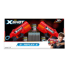 Акція на Набір бластерів X-Shot Red Excel Reflex Double (36434R) від Будинок іграшок