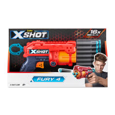 Акція на Бластер X-Shot Red Excel fury 4 (36377R) від Будинок іграшок