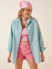 Акція на Сорочка Happiness DD00842 42 Water green від Rozetka
