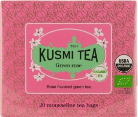 Акція на Чай зелений Kusmi Tea Green Rose органічний 20 пакетиків х 2 г від Rozetka