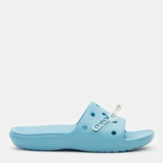 Акція на Чоловічі шльопанці для пляжу Crocs Classic Slide 206121-4ST-M13 48-49 31 см Turq Tonic/Turq Tonique від Rozetka